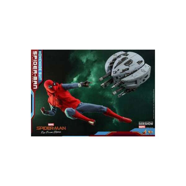 Figura Spiderman Lejos de casa, Movie Masterpiece Spider-Man (Homemade Suit) 29 cm, Hot Toys - Collector4U.com