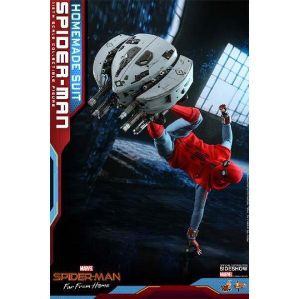 Figura Spiderman Lejos de casa, Movie Masterpiece Spider-Man (Homemade Suit) 29 cm, Hot Toys - Collector4U.com