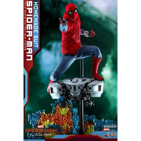 Figura Spiderman Lejos de casa, Movie Masterpiece Spider-Man (Homemade Suit) 29 cm, Hot Toys - Collector4U.com