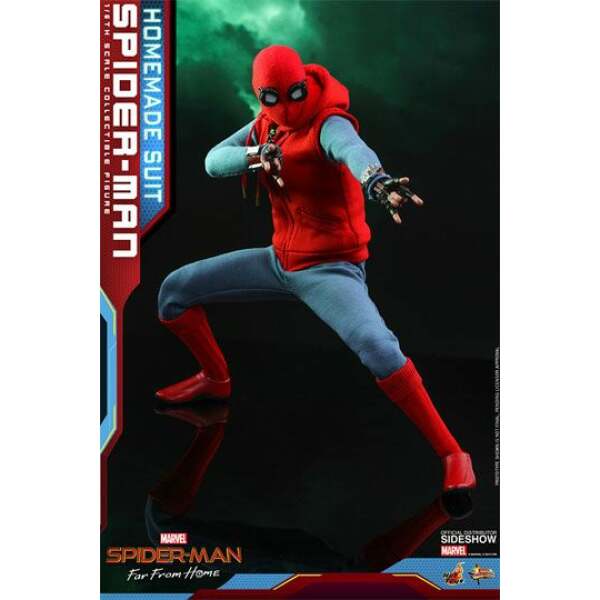 Figura Spiderman Lejos de casa, Movie Masterpiece Spider-Man (Homemade Suit) 29 cm, Hot Toys - Collector4U.com