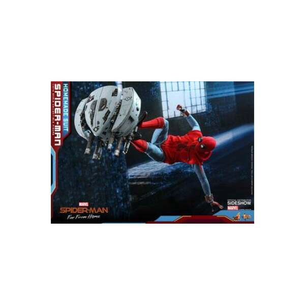 Figura Spiderman Lejos de casa, Movie Masterpiece Spider-Man (Homemade Suit) 29 cm, Hot Toys - Collector4U.com