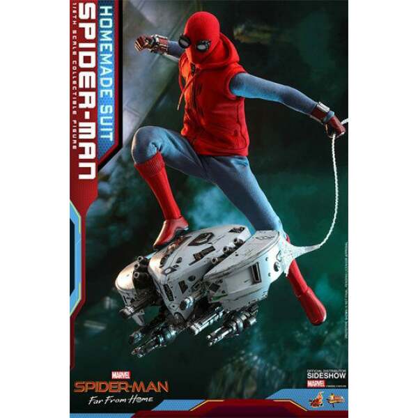 Figura Spiderman Lejos de casa, Movie Masterpiece Spider-Man (Homemade Suit) 29 cm, Hot Toys - Collector4U.com