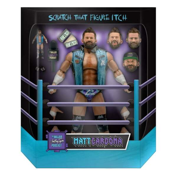 Figura Ultimates Wave 1 Matt Cardona Major Wrestling Podcast 18 cm Super7 - Collector4U.com