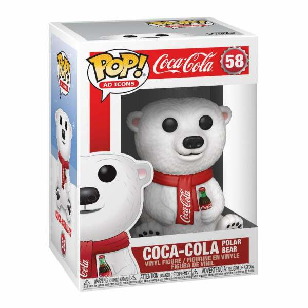 Funko Coca-Cola Polar Bear Coca-Cola Figura POP! Ad Icons Vinyl 9 cm - Collector4u.com