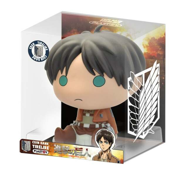 Hucha Chibi Eren Attack on Titan 16 cm - Collector4u.com