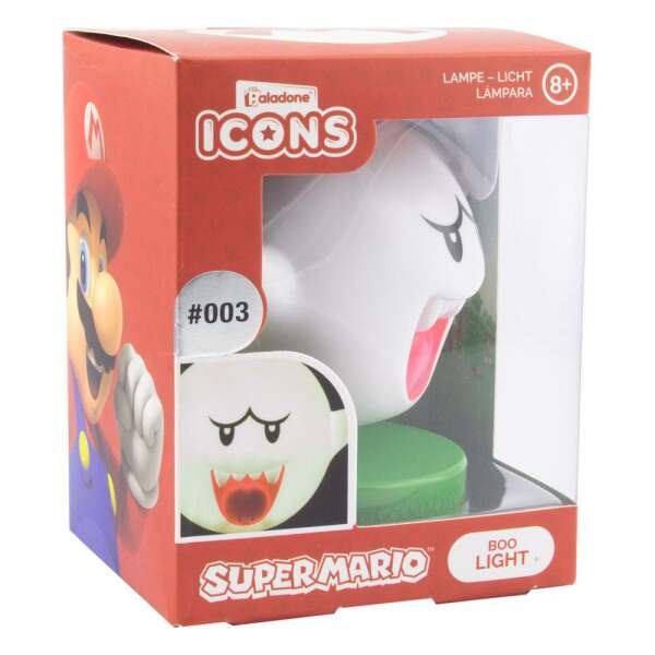 Lámpara 3D Boo Super Mario 10 cm Paladone - Collector4U.com