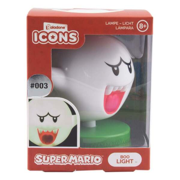 Lámpara 3D Boo Super Mario 10 cm Paladone - Collector4U.com