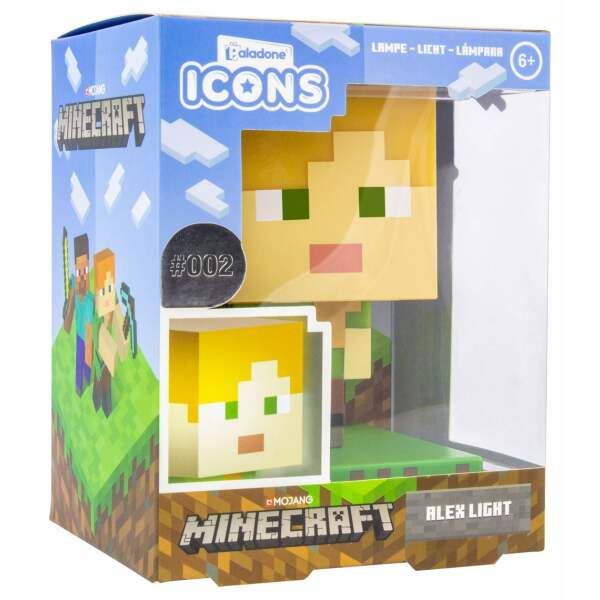 Lámpara 3D Icon Alex Minecraft - Collector4U.com