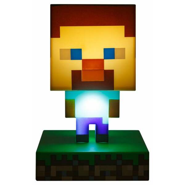 Lámpara 3D Icon Steve Minecraft - Collector4U.com