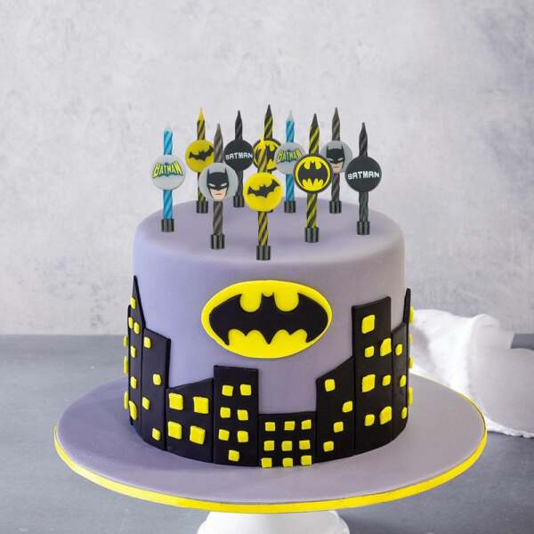 Pack de 10 Velas de Cumpleaños Batman DC Comics - Collector4u.com