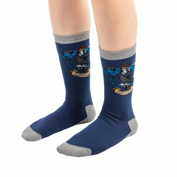 Pack de 3 Pares de calcetines Ravenclaw Harry Potter - Collector4u.com