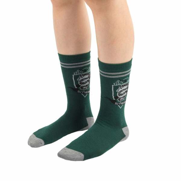 Pack de 3 Pares de calcetines Slytherin Harry Potter - Collector4u.com