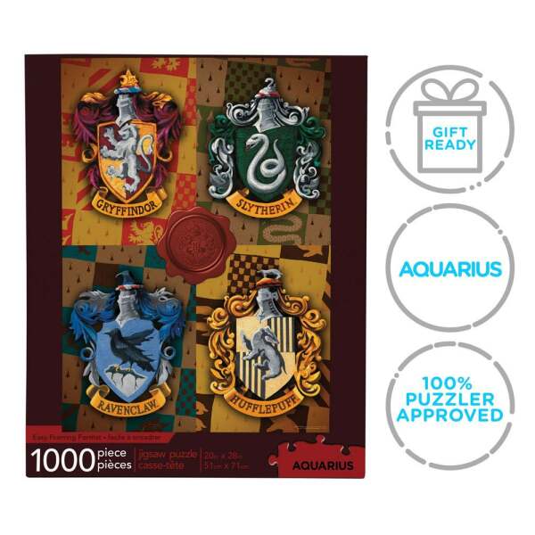 Puzzle Crests Harry Potter (1000 piezas) - Collector4U.com