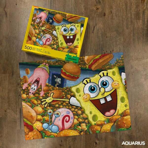 Puzzle Krabby Patties Bob Esponja (500 piezas) - Collector4U.com