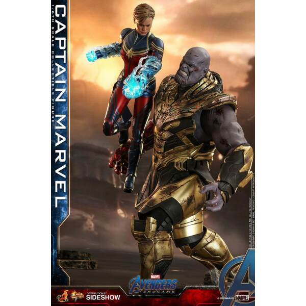 Figura Capitana Marvel Vengadores: Endgame Movie Masterpiece Series PVC 1/6 Hot Toys 29 cm - Collector4U.com
