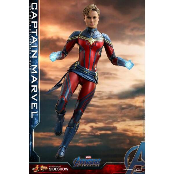 Figura Capitana Marvel Vengadores: Endgame Movie Masterpiece Series PVC 1/6 Hot Toys 29 cm - Collector4U.com
