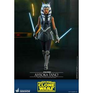 Figura Ahsoka Tano The Clone Wars, Star Wars 1/6 Hot Toys 29 cm - Collector4U.com