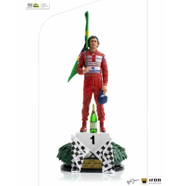 Estatua Ayrton Senna 1/10 Art Scale (GP Brazil 1991) 30 cm Iron Studios - Collector4U.com