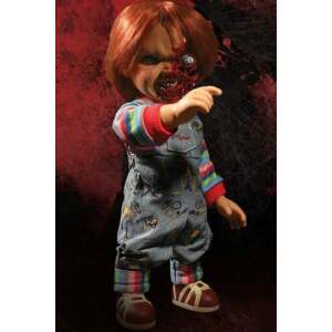 Chucky el muñeco diabólico 3 Parlante Designer Series Pizza Face 38 cm Mezco - Collector4U.com