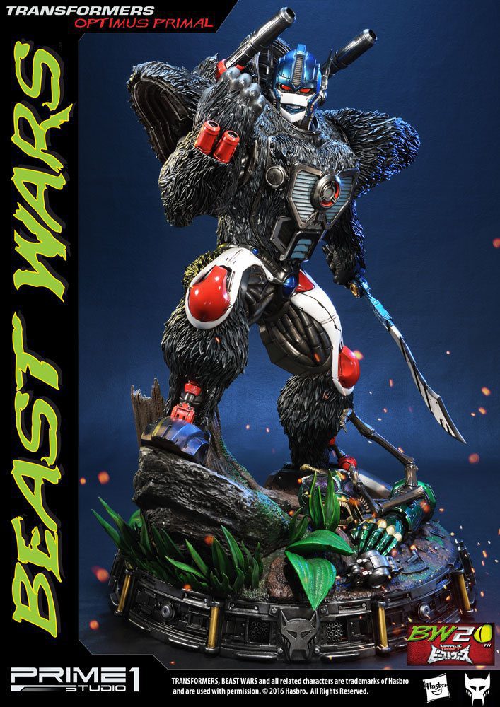 Estatua Optimus Primal Transformers Beast Wars 1/3 63 cm Prime 1 Studio