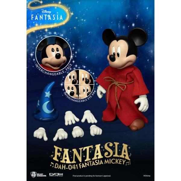 Figura Mickey Fantasia Disney Classic Dynamic 8ction Heroes 1/9 21 cm Beast Kingdom - Collector4U.com