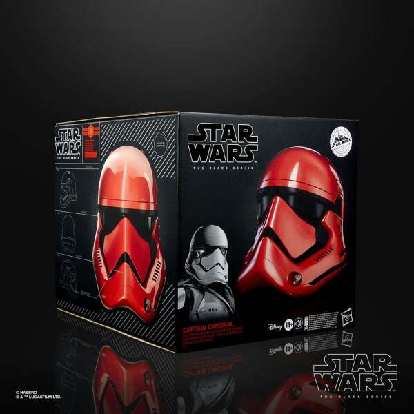 Casco Electrónico Captain Cardinal Star Wars Galaxy's Edge Black Series Hasbro - Collector4U.com