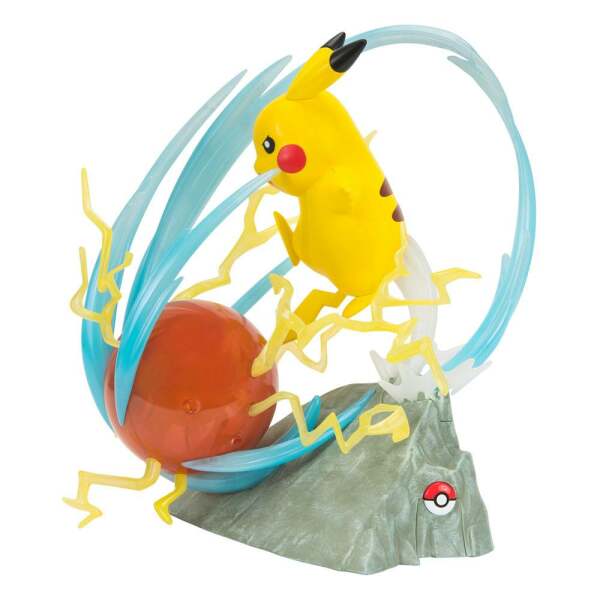 Estatua con Iluminación Deluxe Pikachu Pokémon 25 aniversario 33 cm BOTI - Collector4U.com