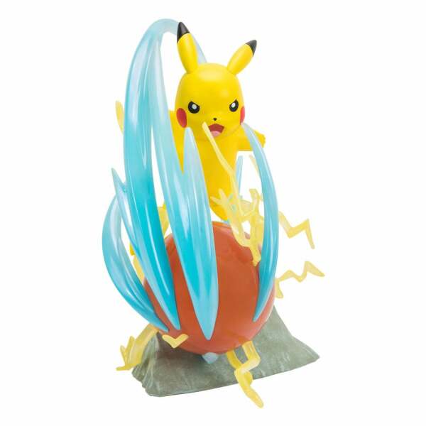 Estatua con Iluminación Deluxe Pikachu Pokémon 25 aniversario 33 cm BOTI - Collector4U.com