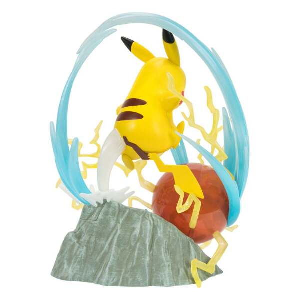 Estatua con Iluminación Deluxe Pikachu Pokémon 25 aniversario 33 cm BOTI - Collector4U.com