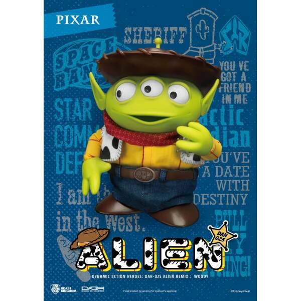 Figura Alien Remix Woody Toy Story Dynamic 8ction Heroes 16 cm Beast Kingdom - Collector4U.com