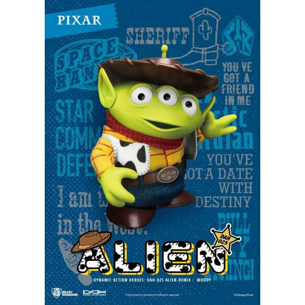 Figura Alien Remix Woody Toy Story Dynamic 8ction Heroes 16 cm Beast Kingdom - Collector4U.com