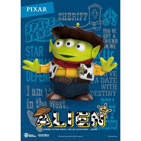 Figura Alien Remix Woody Toy Story Dynamic 8ction Heroes 16 cm Beast Kingdom - Collector4U.com