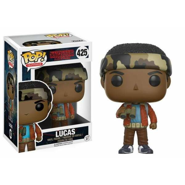 Funko Lucas Stranger Things POP! Movies Vinyl Figura 9cm - Collector4U.com