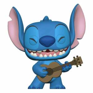 Lilo & Stitch POP! Disney Vinyl Figura Stitch w/Ukelele 9 cm - Collector4U.com