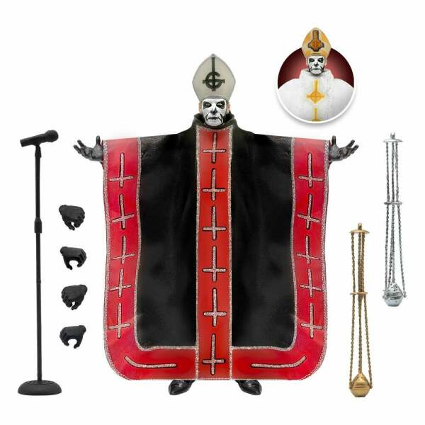 Figura Papa Emeritus I Ghost Ultimates 18 cm Super7 - Collector4U.com