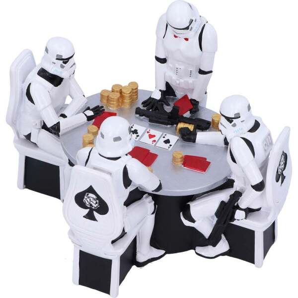 Diorama Stormtrooper Poker Star Wars Face 18 cm Nemesis - Collector4U.com