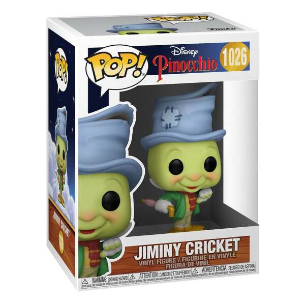 Funko Street Jiminy Pinocchio 80th Anniversary POP! Disney Vinyl Figura 9 cm - Collector4U.com