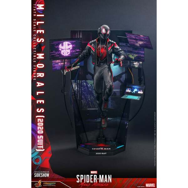 Figura Miles Morales Suit 2020, Marvel’s Spider-Man Video Game Masterpiece 1/6 Hot Toys 30 cm