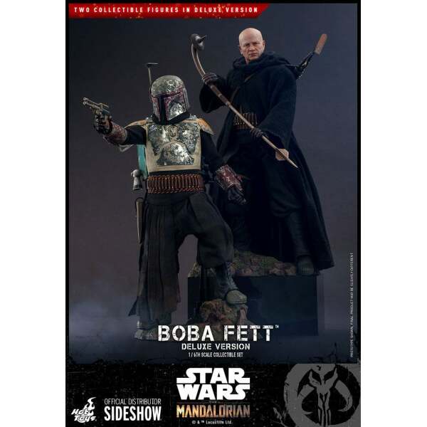 Boba Fett Deluxe pack 2 Figuras, Star Wars The Mandalorian 1/6 Hot Toys 30 cm - Collector4U.com