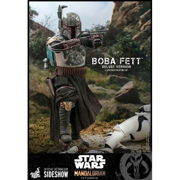 Boba Fett Deluxe pack 2 Figuras, Star Wars The Mandalorian 1/6 Hot Toys 30 cm - Collector4U.com