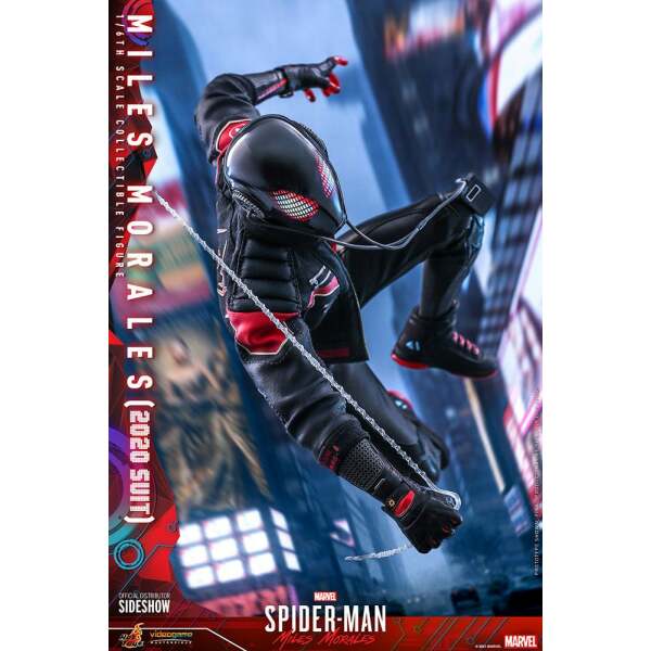 Figura Miles Morales Suit 2020, Marvel’s Spider-Man Video Game Masterpiece 1/6 Hot Toys 30 cm