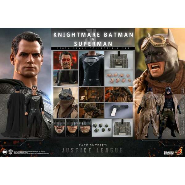 Knightmare Batman y Superman pack 2 figuras Zack Snyder’s Justice League 1/6 Hot Toys 31 cm