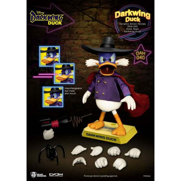 Figura Dynamic 8ction Heroes 1 9 Darkwing Duck Darkwing Duck 16 Cm 2