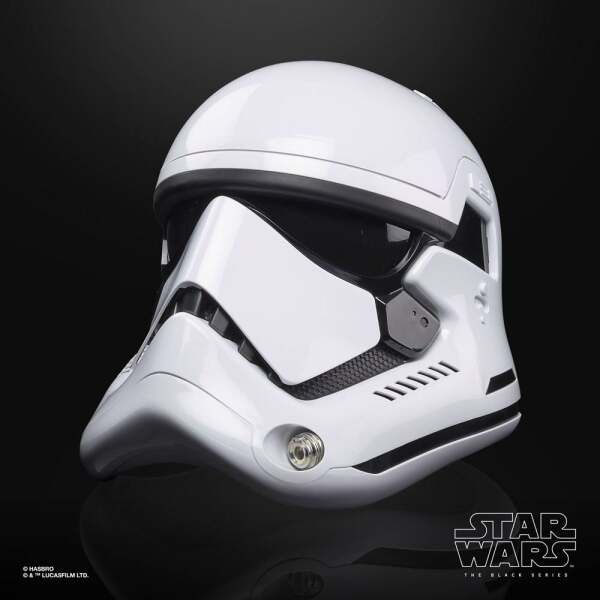 Casco Electrónico First Order Stormtrooper Star Wars Episode VIII Black Series - Collector4U.com