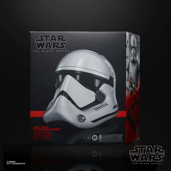 Casco Electrónico First Order Stormtrooper Star Wars Episode VIII Black Series - Collector4U.com