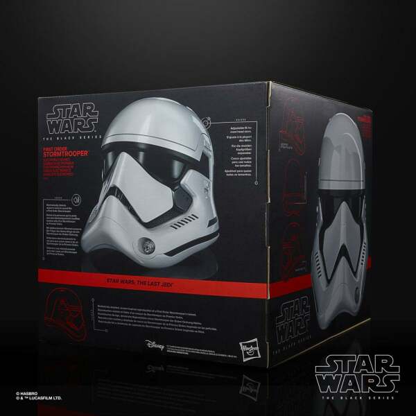 Casco Electrónico First Order Stormtrooper Star Wars Episode VIII Black Series - Collector4U.com