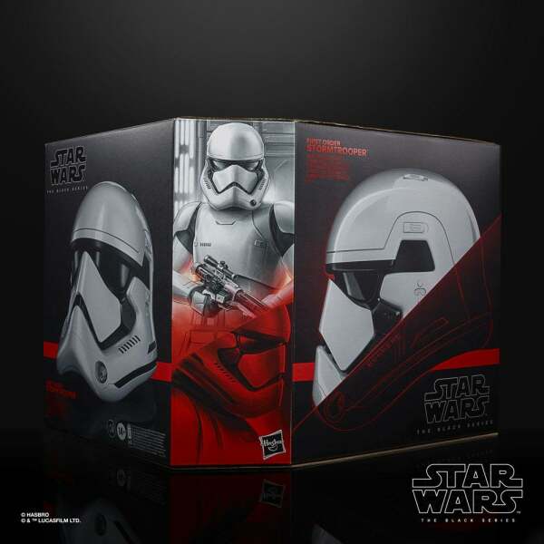 Casco Electrónico First Order Stormtrooper Star Wars Episode VIII Black Series - Collector4U.com