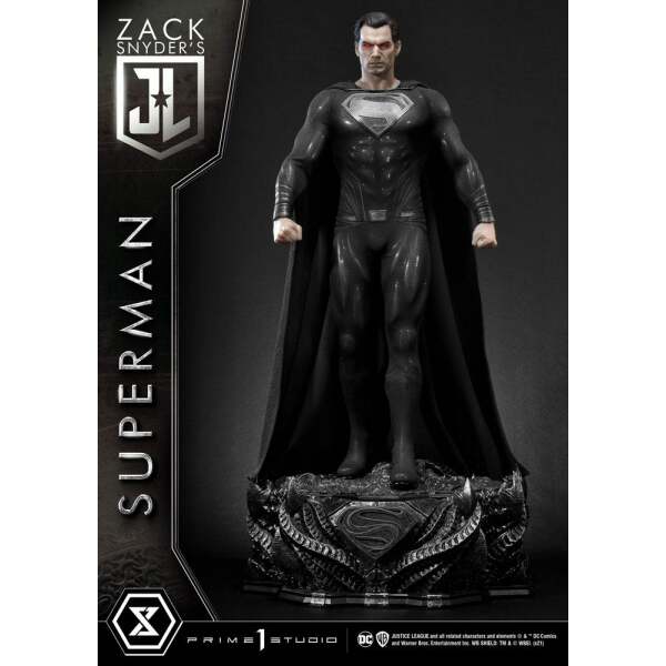 Estatua Superman Justice League Black Suit Edition 84 cm Prime 1 Studio - Collector4U.com