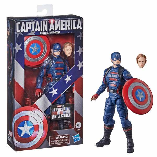 Figura Captain America (John F. Walker) Falcon y el Soldado de Invierno Marvel Legends 2021 15 cm Hasbro - Collector4U.com