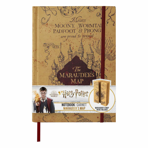 Libreta Marauder’s Map Harry Potter A5 Cinereplicas